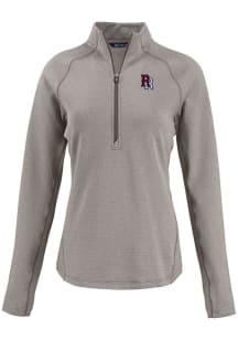 Cutter and Buck Round Rock Express Womens Grey Pehastin Qtr Zip