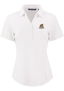 Cutter and Buck Toledo Mud Hens Womens White Forge Eco Polo Short Sleeve Polo Shirt