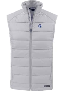 Cutter and Buck Fresno State Bulldogs Mens Charcoal Vault Evoke Sleeveless Jacket