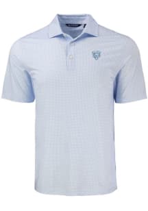 Cutter and Buck Chicago Bears Blue Mono Pike Diamond Dot Big and Tall Polo