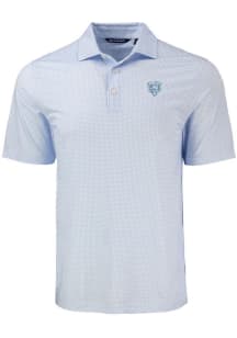Cutter and Buck Chicago Bears Mens Blue Mono Pike Diamond Dot Short Sleeve Polo