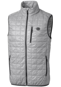 Cutter and Buck Cincinnati Reds Mens Grey Mono Rainier PrimaLoft Sleeveless Jacket