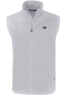 Cutter and Buck Cincinnati Reds Mens Grey Mono Charter Sleeveless Jacket