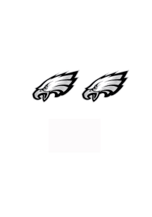 Philadelphia Eagles Logo Post Womens Earrings