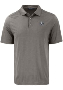 Cutter and Buck Houston Astros Mens Grey Mono Coastline Eco Short Sleeve Polo