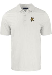 Cutter and Buck Grambling State Tigers White Vault Pike Symmetry Big and Tall Polo