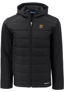 Cutter and Buck Grambling State Tigers Mens Black Vault Evoke Hood Big and Tall Lined Jacket
