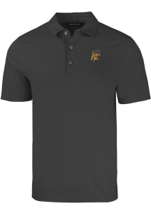 Cutter and Buck Grambling State Tigers Mens Black Forge Short Sleeve Polo