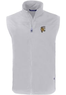 Cutter and Buck Grambling State Tigers Mens Grey Charter Sleeveless Jacket