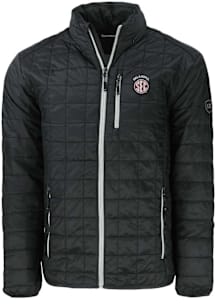 Cutter and Buck Oklahoma Sooners Mens Black SEC Rainier PrimaLoft Big and Tall Lined Jacket