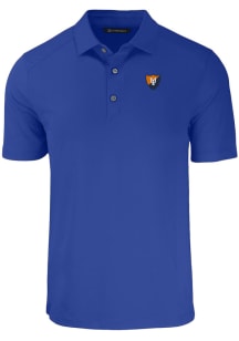 Cutter and Buck Illinois Fighting Illini Mens Blue Forge Short Sleeve Polo