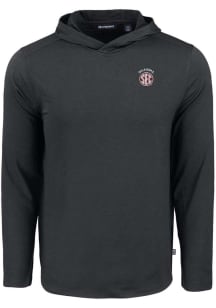 Cutter and Buck Oklahoma Sooners Mens Black SEC Coastline Eco Long Sleeve Hoodie