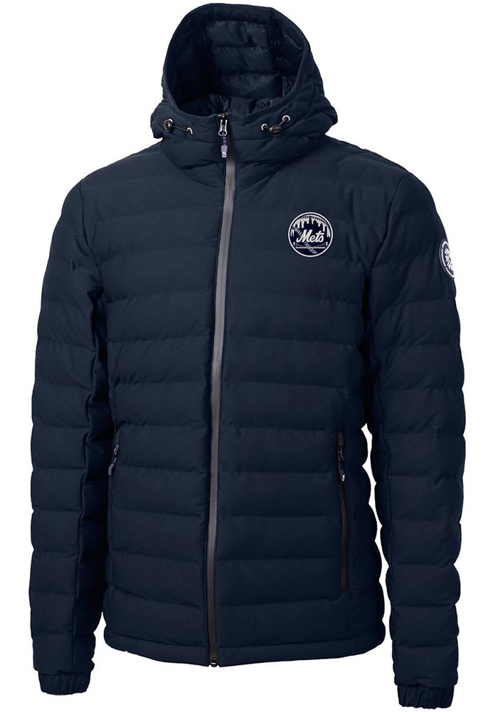 New York Mets Cutter and Buck Mens NAVY Mono Mission Ridge