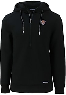 Cutter and Buck LSU Tigers Mens Black Vault Roam Long Sleeve Hoodie