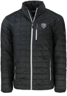 Cutter and Buck Chicago Bears Mens Black Mono Rainier PrimaLoft Filled Jacket