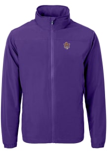 Cutter and Buck LSU Tigers Mens Purple Charter Eco Light Weight Jacket