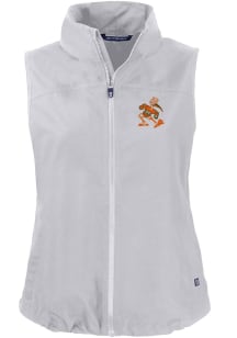 Cutter and Buck Miami Hurricanes Womens Grey Charter Vest