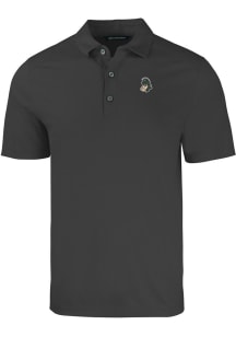 Cutter and Buck Michigan State Spartans Big and Tall Black Forge Big and Tall Golf Shirt