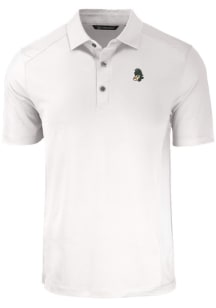 Cutter and Buck Michigan State Spartans Big and Tall White Forge Big and Tall Golf Shirt