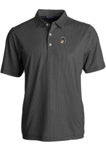 Cutter and Buck Michigan State Spartans Mens Black Pike Symmetry Short Sleeve Polo