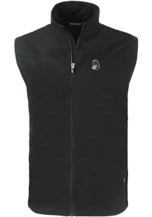 Cutter and Buck Michigan State Spartans Mens Black Charter Sleeveless Jacket