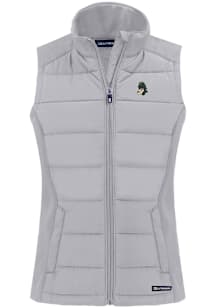 Cutter and Buck Michigan State Spartans Womens Charcoal Vault Evoke Vest