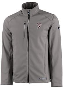 Cutter and Buck Mississippi State Bulldogs Mens Grey Vintage Evoke Light Weight Jacket