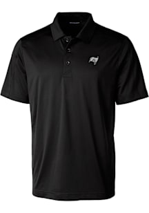 Cutter and Buck Tampa Bay Buccaneers Mens Black Mono Prospect Short Sleeve Polo