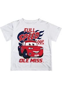 Vive La Fete Ole Miss Rebels Infant Full Speed Short Sleeve T-Shirt White