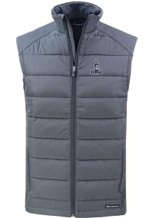 Cutter and Buck Northern Arizona Lumberjacks Mens Grey Vault Evoke Sleeveless Jacket