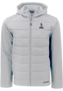 Cutter and Buck Northern Arizona Lumberjacks Mens Charcoal Vault Evoke Hood Medium Weight Jacket