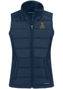 Cutter and Buck Northern Arizona Lumberjacks Womens Navy Blue Evoke Vest