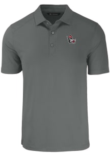 Cutter and Buck NC State Wolfpack Big and Tall Grey Forge Big and Tall Golf Shirt