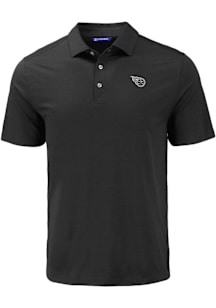 Cutter and Buck Tennessee Titans Mens Black Mono Coastline Eco Short Sleeve Polo