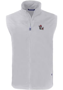 Cutter and Buck NC State Wolfpack Mens Grey Charter Sleeveless Jacket