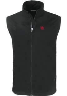 Cutter and Buck Nebraska Cornhuskers Big and Tall Black Vault Charter Mens Vest