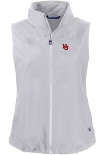 Womens Nebraska Cornhuskers Grey Cutter and Buck Vault Charter Vest