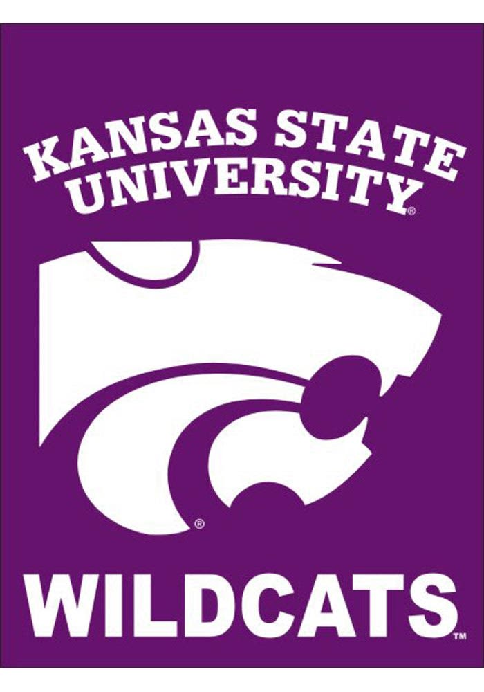 K-State Wildcats 30x40 Purple Silk Screen Banner