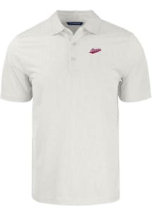 Cutter and Buck New Mexico State Aggies Mens White Pike Symmetry Short Sleeve Polo