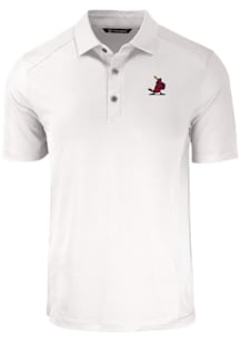 Cutter and Buck St Louis Cardinals Mens White Cooperstown Forge Recycled Short Sleeve Polo