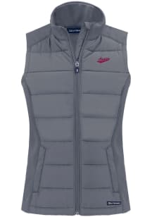 Cutter and Buck New Mexico State Aggies Womens Grey Evoke Vest