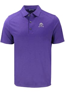 Cutter and Buck Northwestern Wildcats Purple Vault Forge Eco Stretch Big and Tall Polo