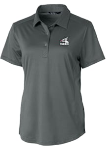 Cutter and Buck Chicago White Sox Womens Grey Cooperstown Prospect Short Sleeve Polo Shirt