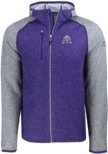 Cutter and Buck Northwestern Wildcats Mens Purple Vault Mainsail Light Weight Jacket