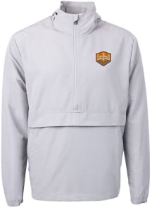 Cutter and Buck Tennessee Volunteers Mens Grey College World Series Champions 2024 Charter Eco P..