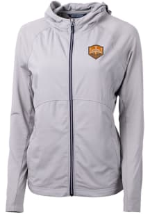 Cutter and Buck Tennessee Volunteers Womens Grey College World Series Champions 2024 Adapt Eco L..