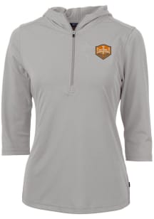 Cutter and Buck Tennessee Volunteers Womens Grey College World Series Champions 2024 Virtue Eco ..
