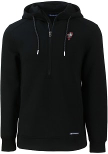 Cutter and Buck Ohio State Buckeyes Mens Black Vault Roam Long Sleeve Hoodie