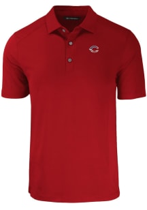 Cutter and Buck Cincinnati Reds Cardinal Stars and Stripes Forge Eco Stretch Big and Tall Polo