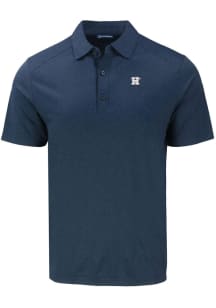Cutter and Buck Houston Astros Mens Navy Blue Stars and Stripes Forge Recycled Short Sleeve Polo